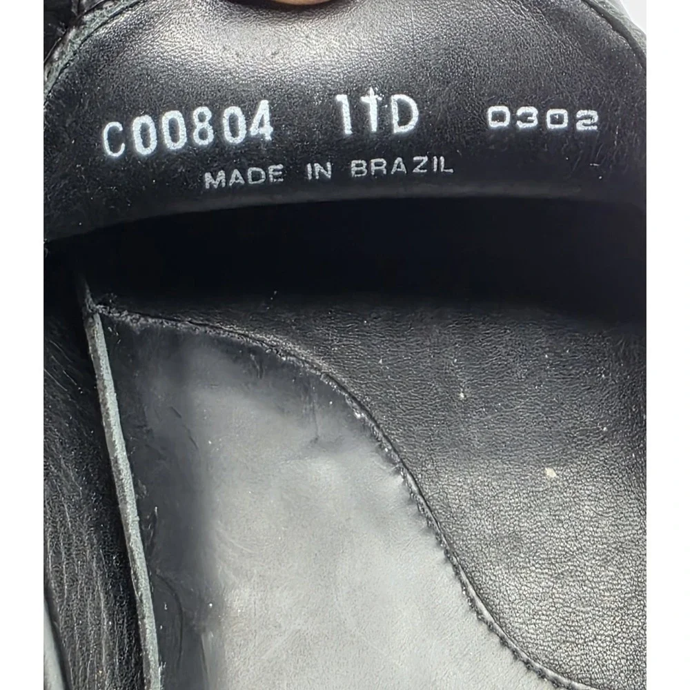 Cole Haan Driving Loafers Shoes Mens Size 11D Black Moc Toe Penny Slip On C00804
